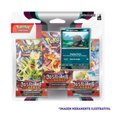 Blister Triplo - Escarlate e Violeta 3 Obsidiana em Chamas Wooper de Paldea - Pokémon TCG - MoxLand